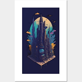 Skyscraper of The Future Posters and Art